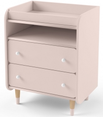 Комод с пеленальным столиком IndigoWood Bubble II pink